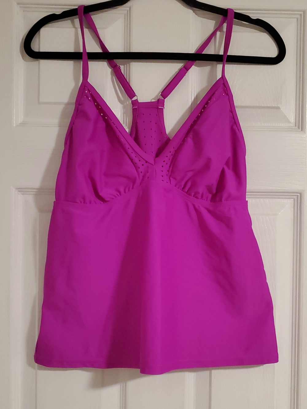 Coastal Blue Bright Fuchsia Strappy Sleep Chemise